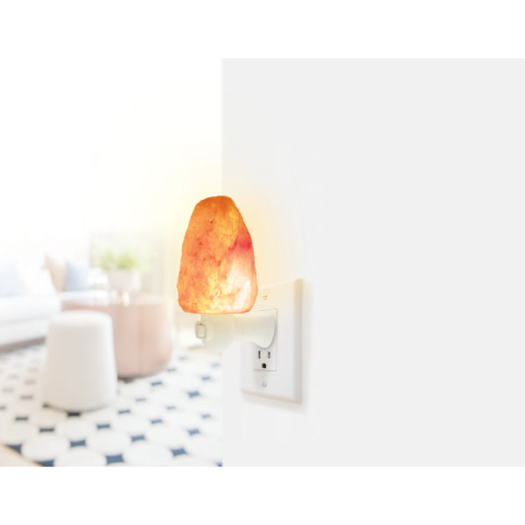 Brookstone Himalayan Crystal Salt Night Light Wayfair Canada